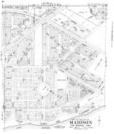 Page 036 - Sec 5 - Madison City, Elmside, Miller Sub., Fair Oaks, Corry's Add., Dane County 1954